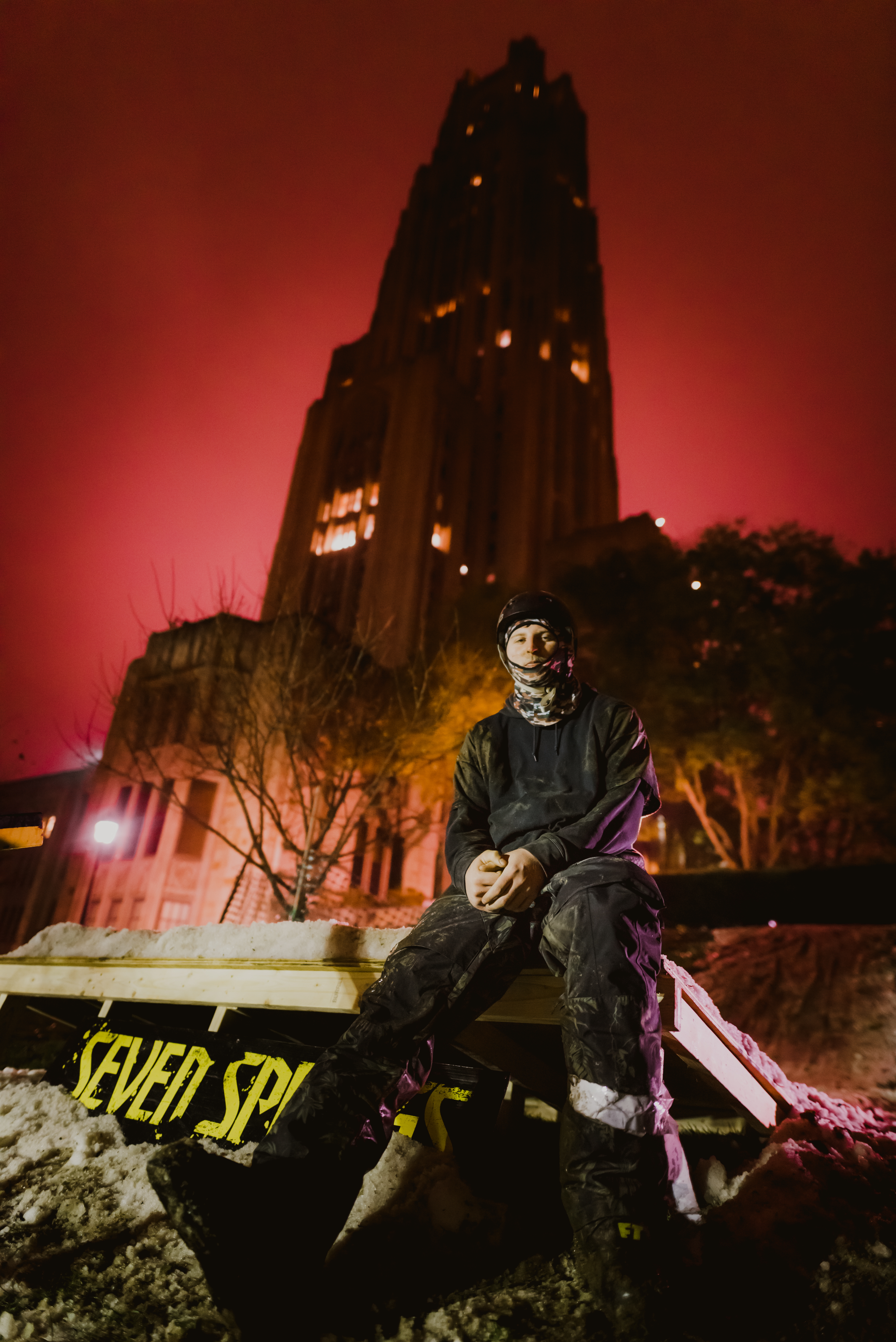 PIST RAIL JAM (1/3) Team Rider Zach Vanhorn after securing the W