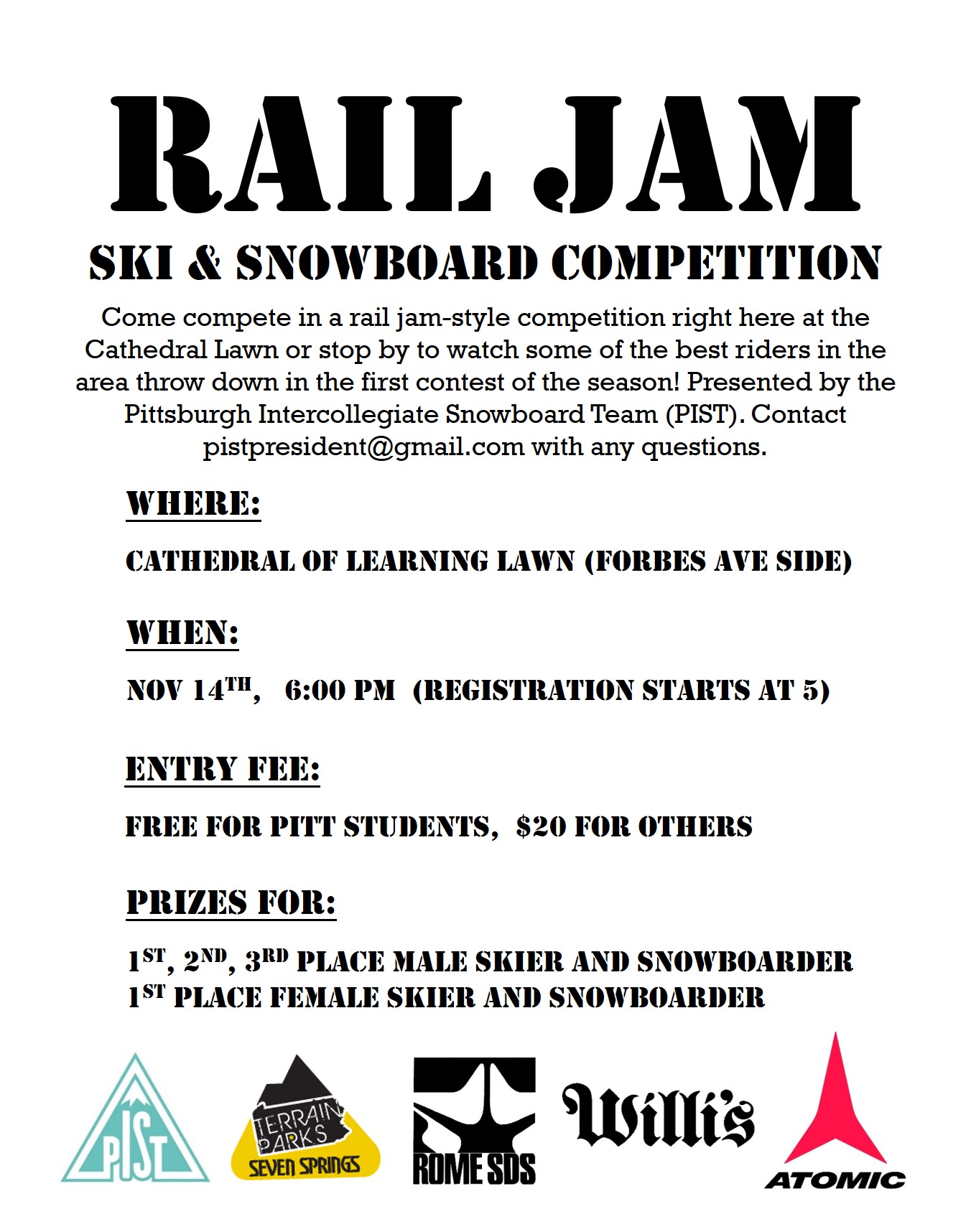 Pittsburgh Rail Jam Poster