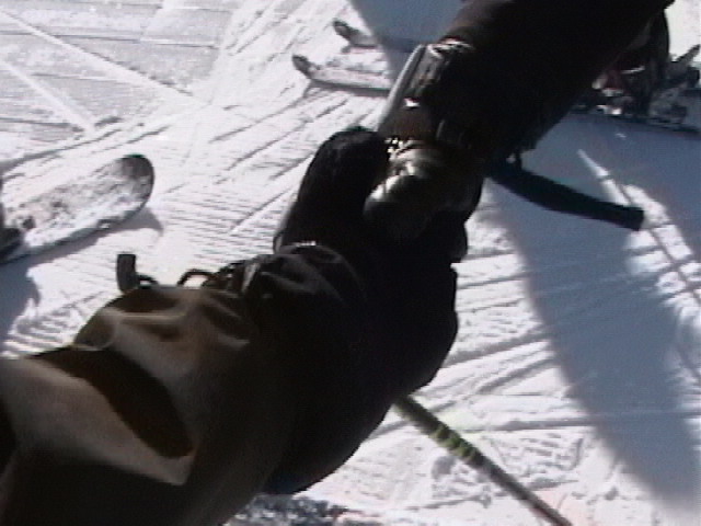 Plake touches sean's hand! omg