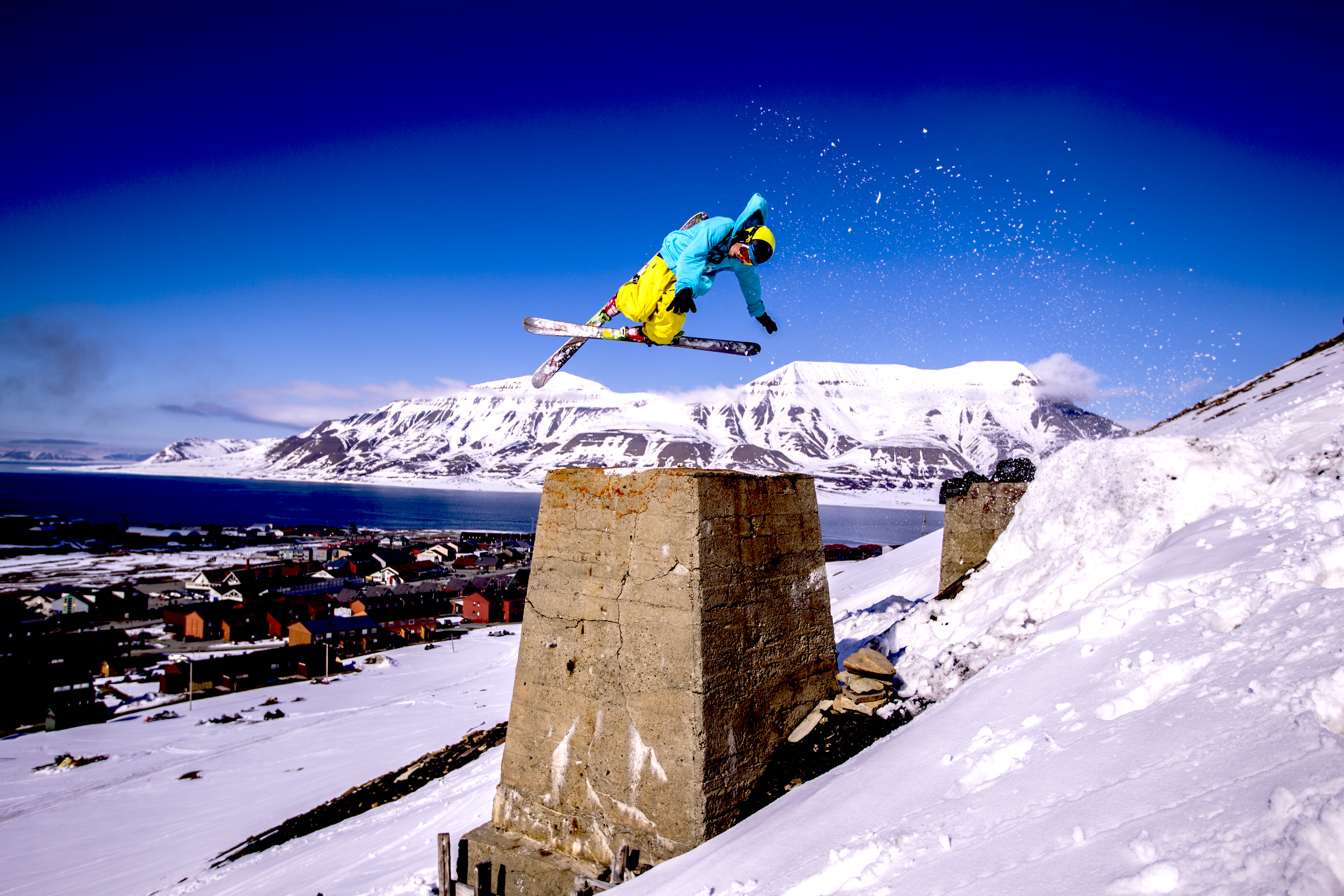 Playing at an old mine,