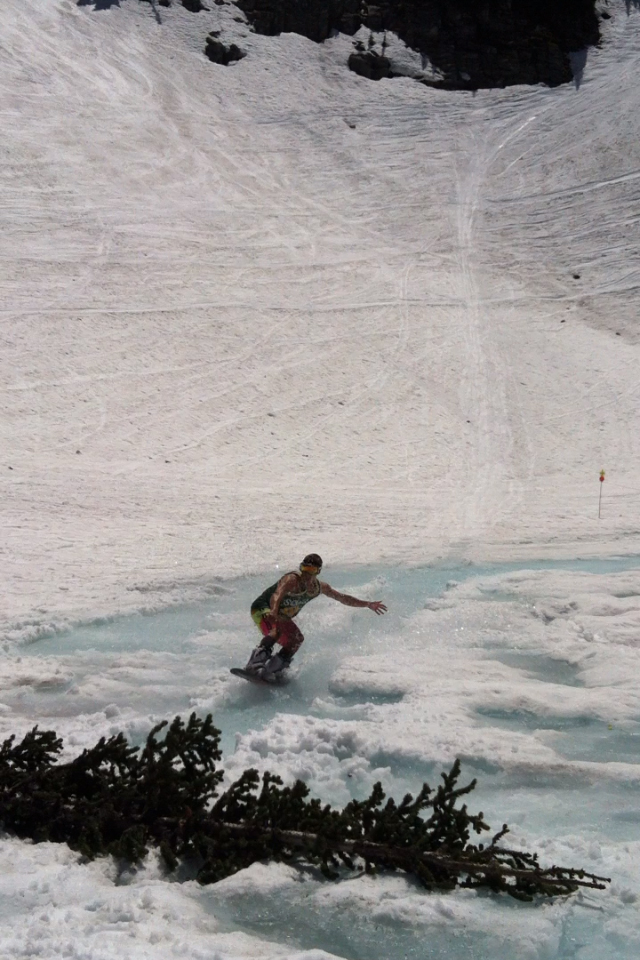 pond skimmin on july 4th