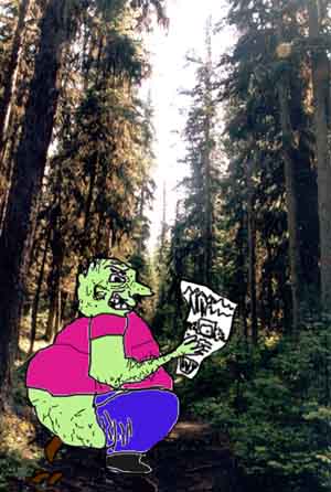 pooin in the path(photoshopwar)