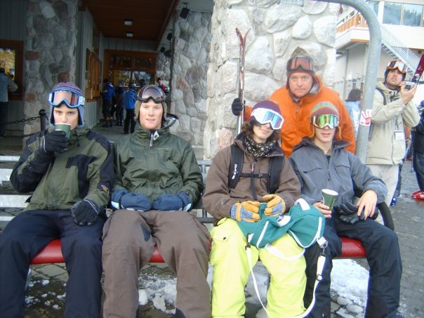 Post skiing free hot choc