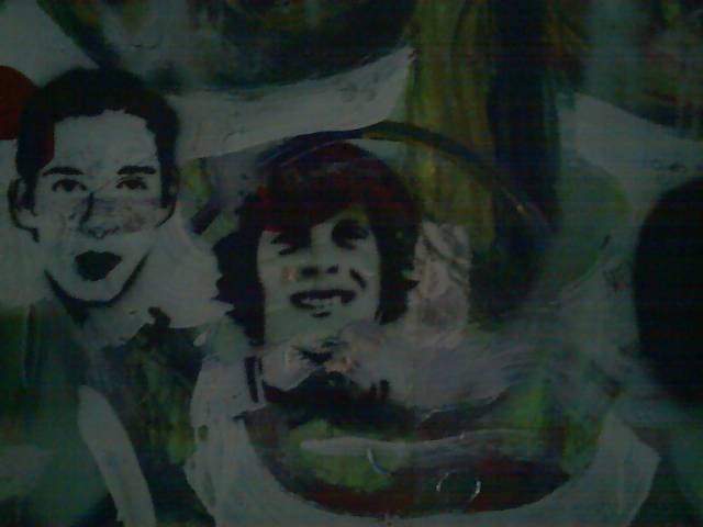 Posted up in the bathroom