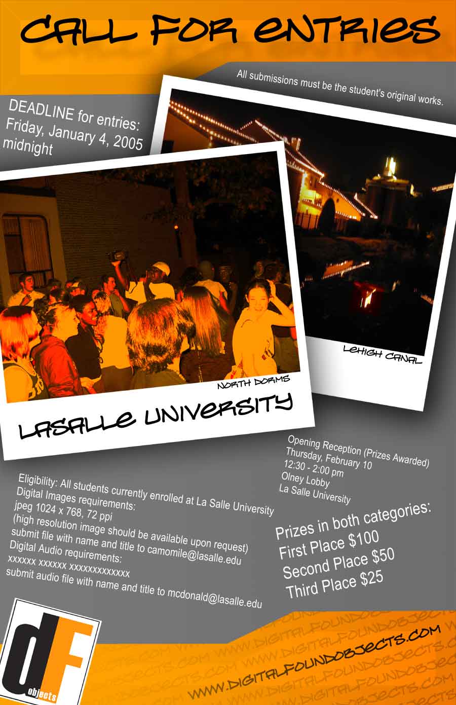 poster i made promoting an art contest