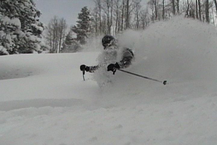 Pow day at vail