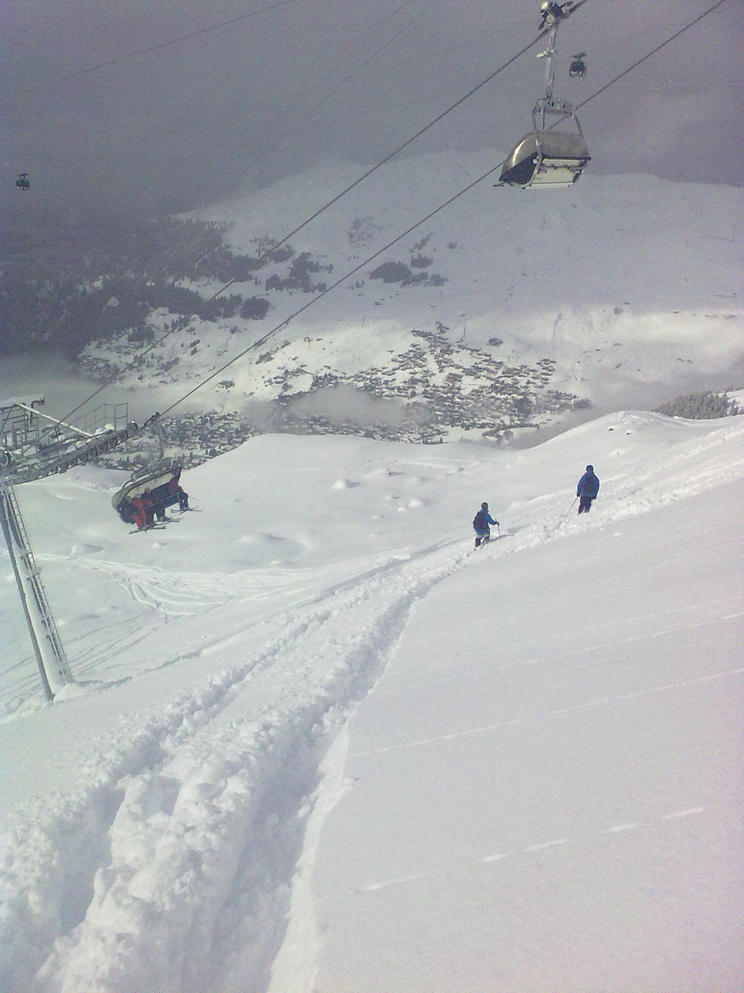 Pow day in verbier