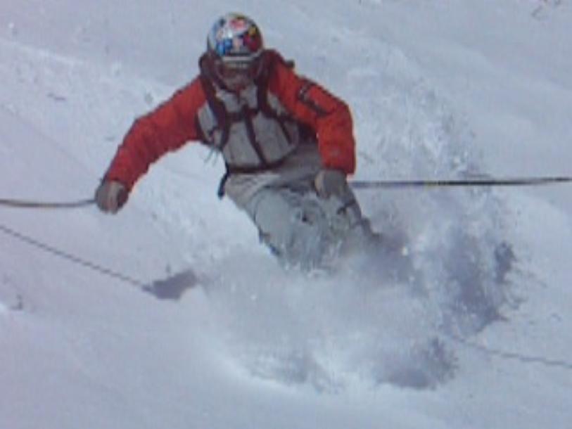 Pow Turn, Surface Skis