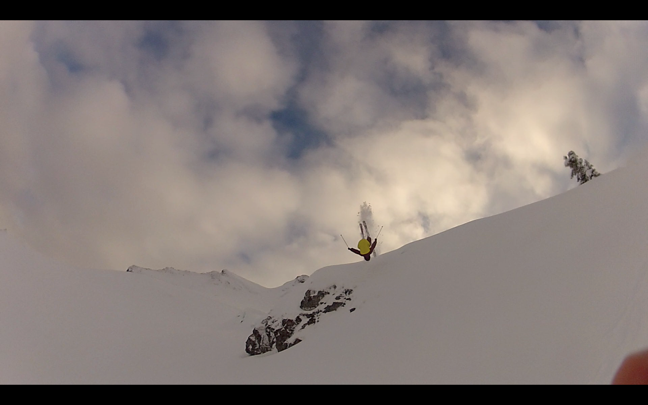 Powder front flip 2