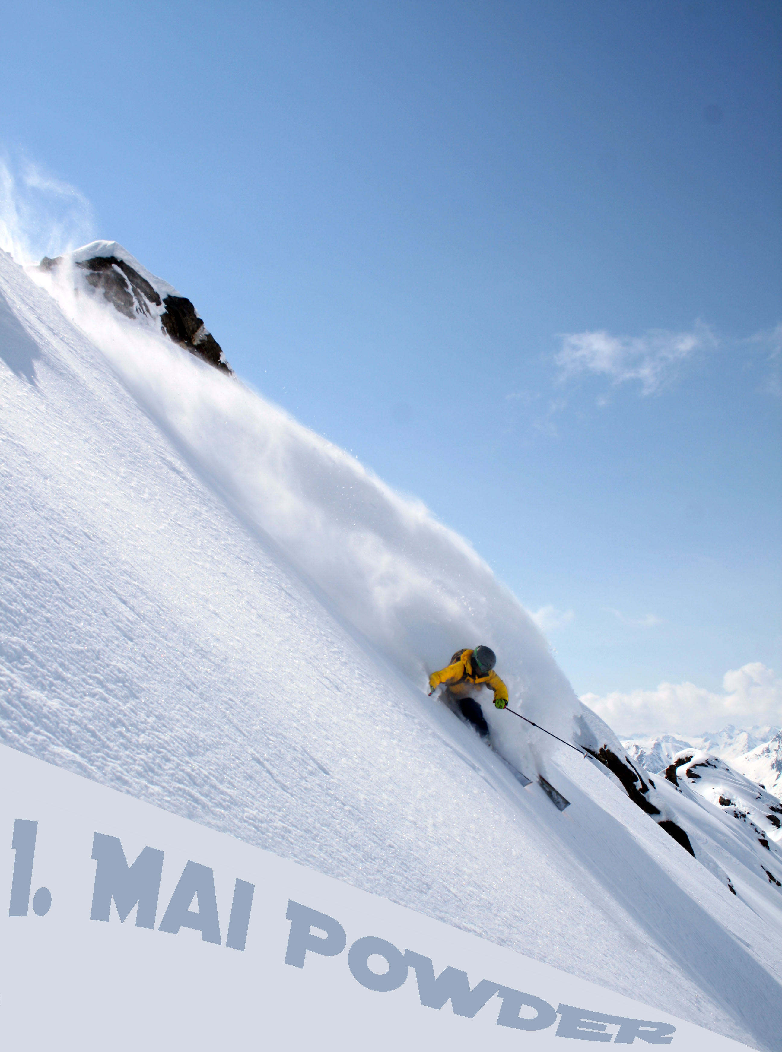 Powder in May! Love it!