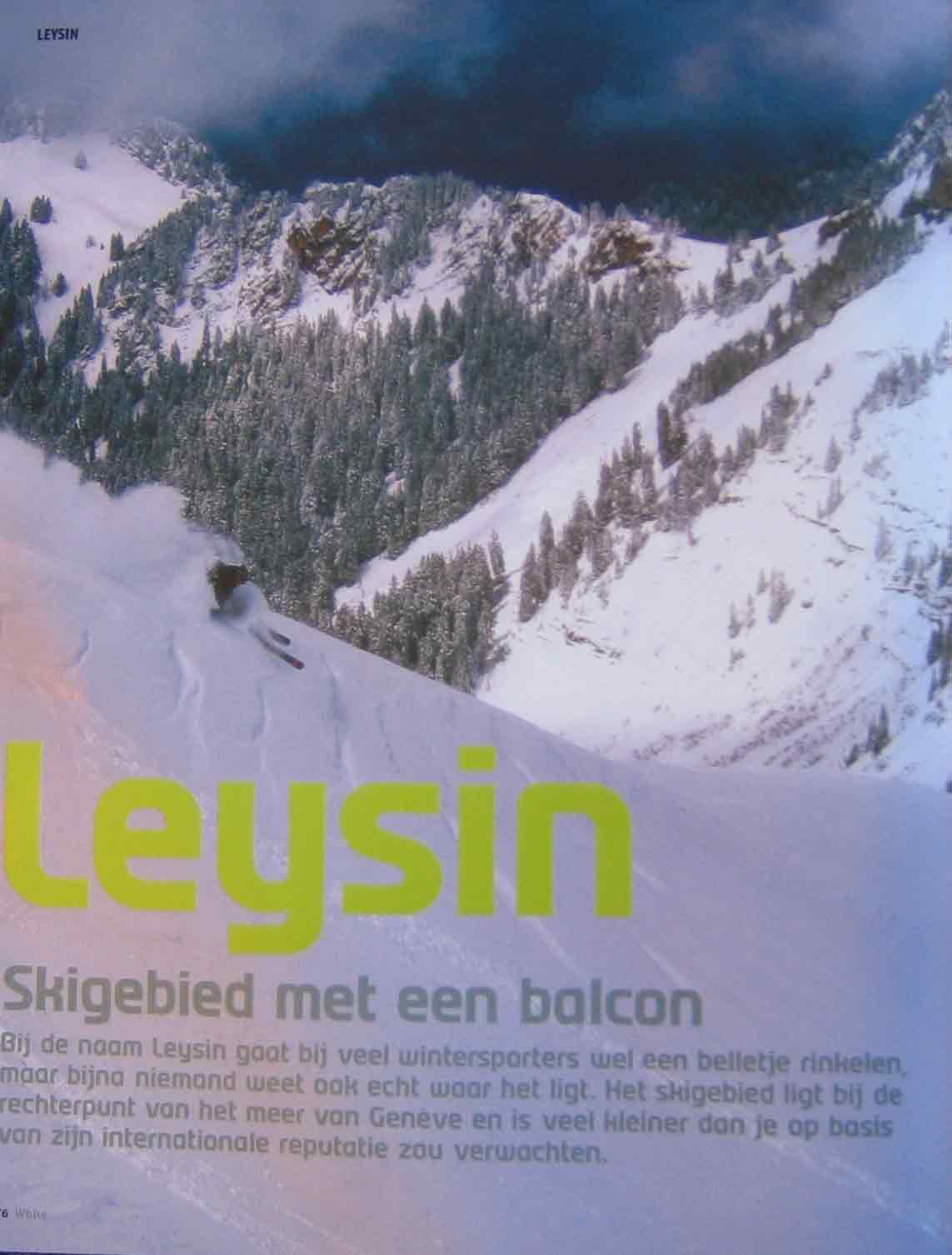 powder turn in front of lake Geneve