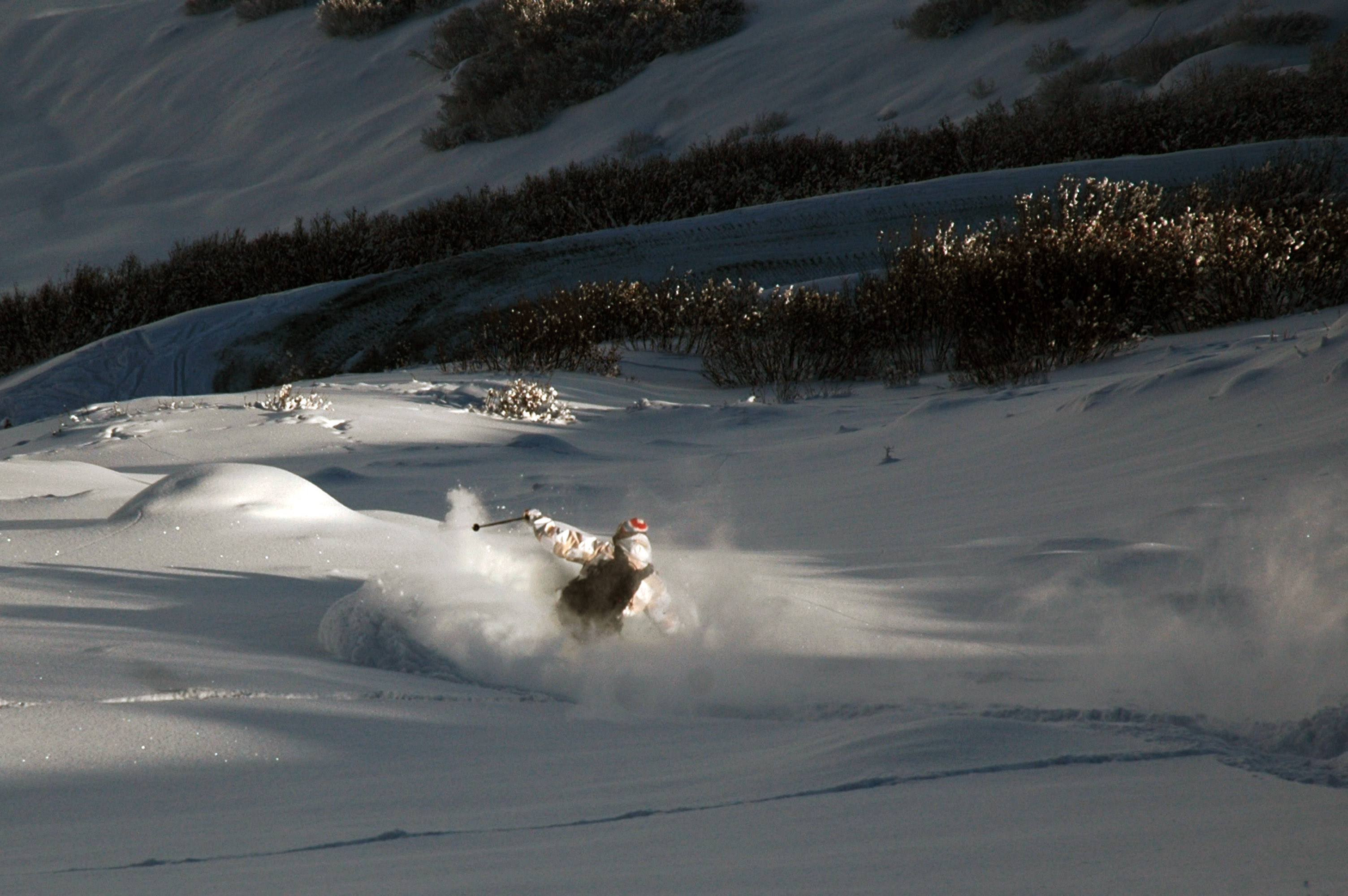 Powder turn