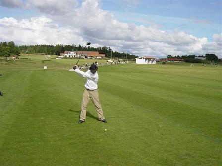 practicing my swing..