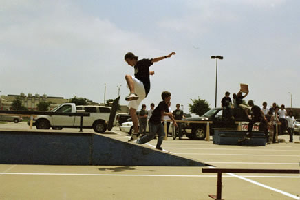 pre demo, fs flip attempt