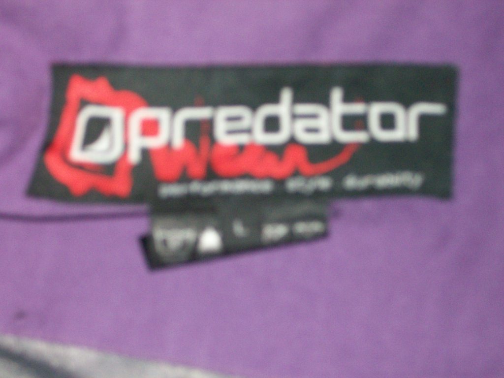 Predator wear jacket size large