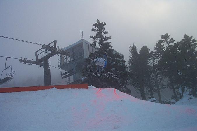 Preseason underflip off a mailbox setup