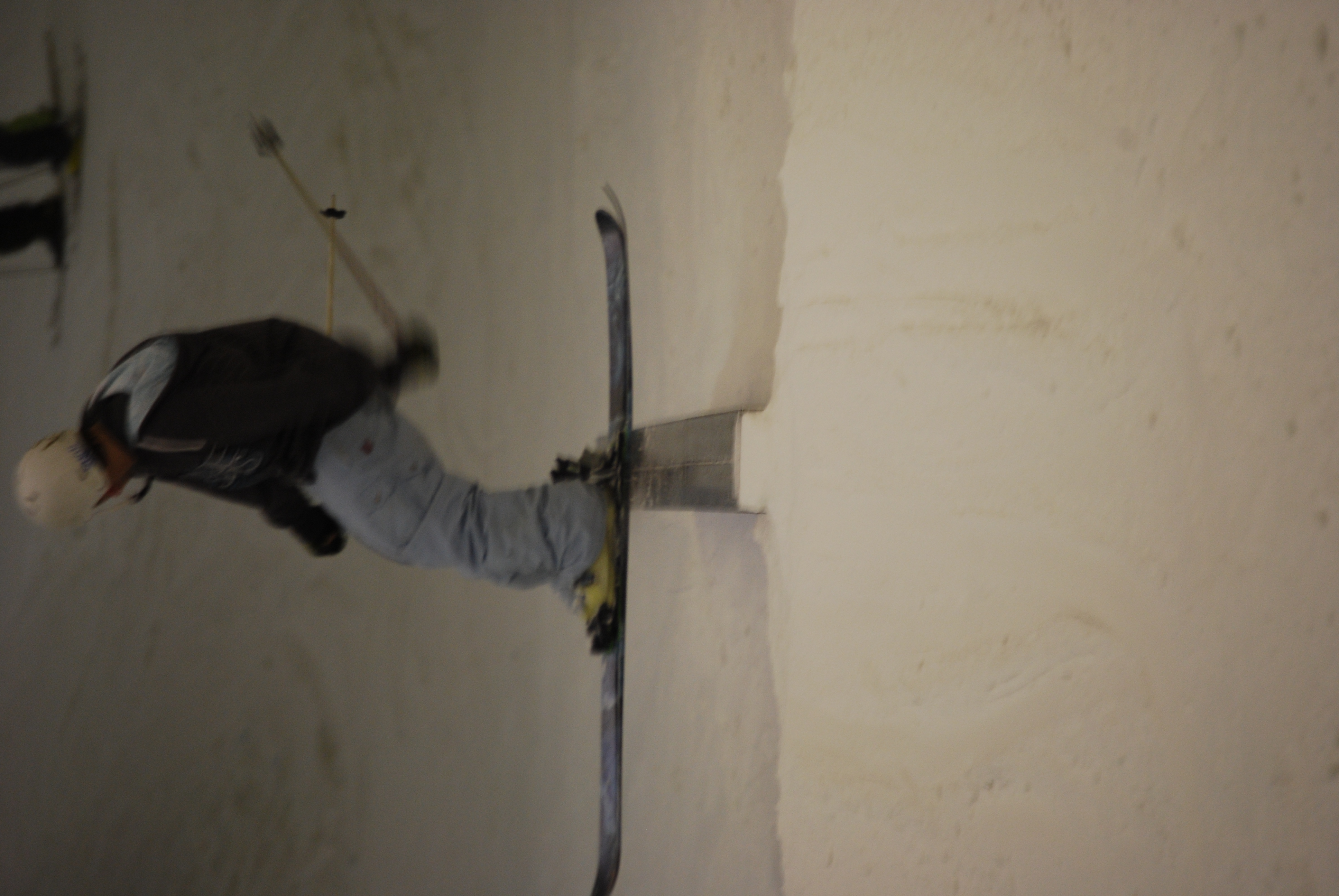 Pressing it to the tail