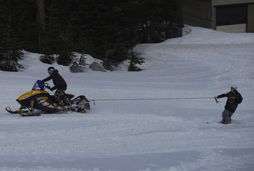 Private rope tow, after stevens is closed