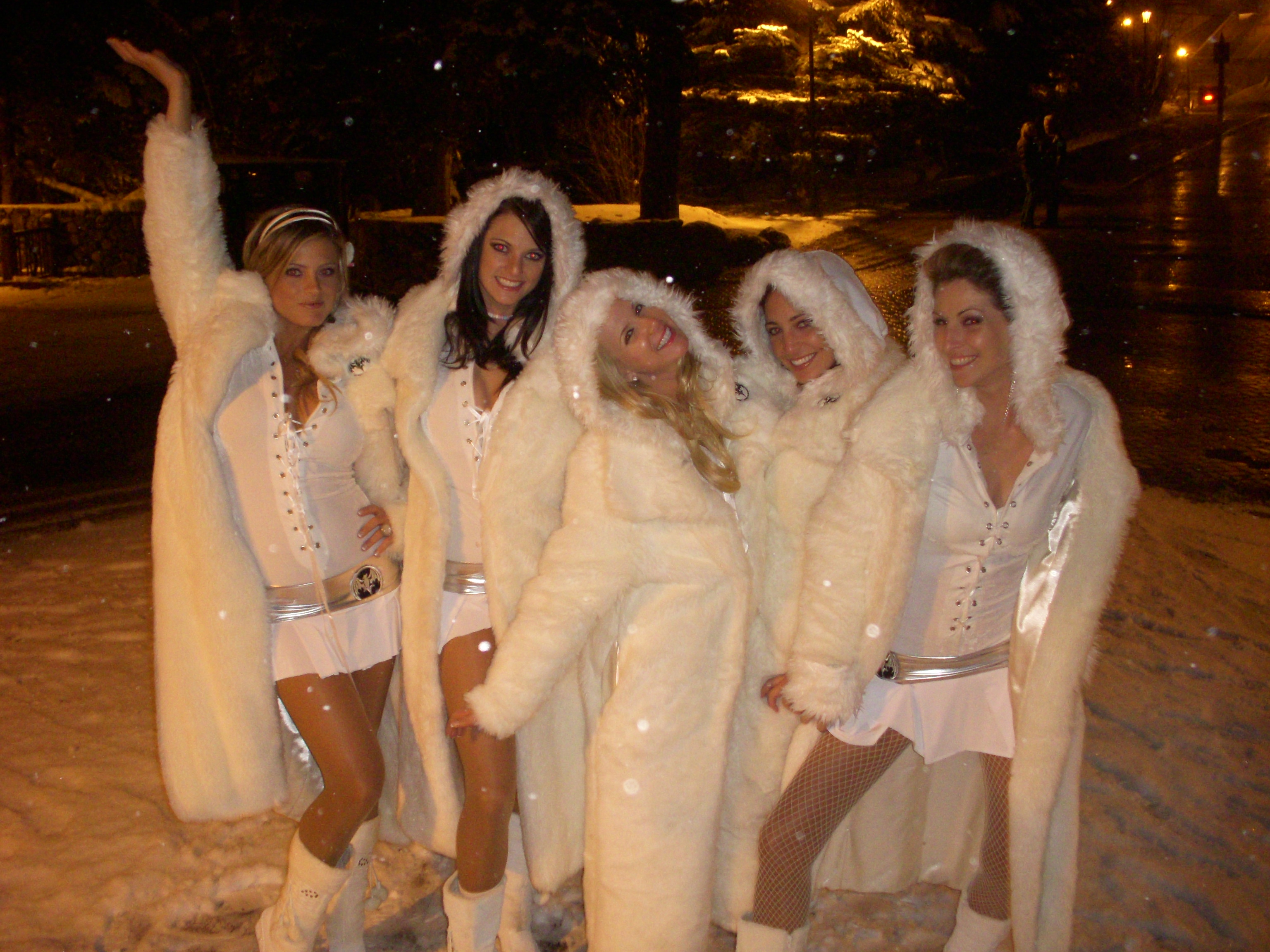 Pro skier by day...model by night