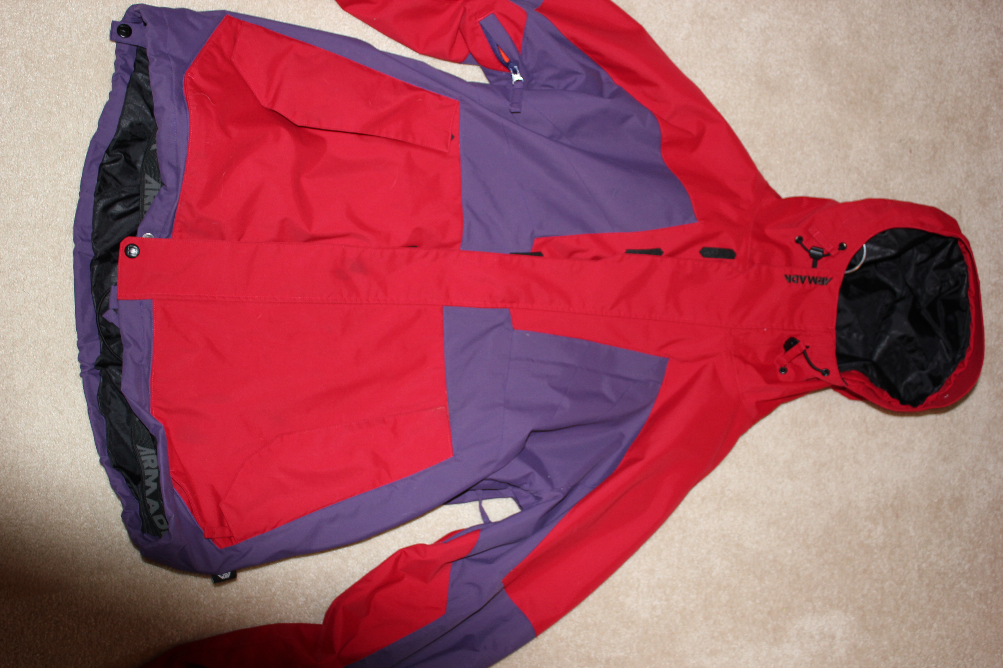 Purple and Red Armada jacket