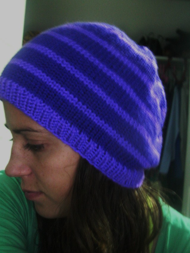 Purple light and dark