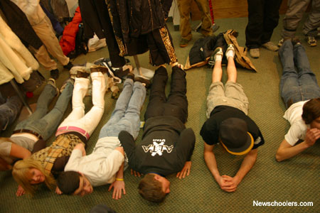 push up contest for a siver jacket at killington