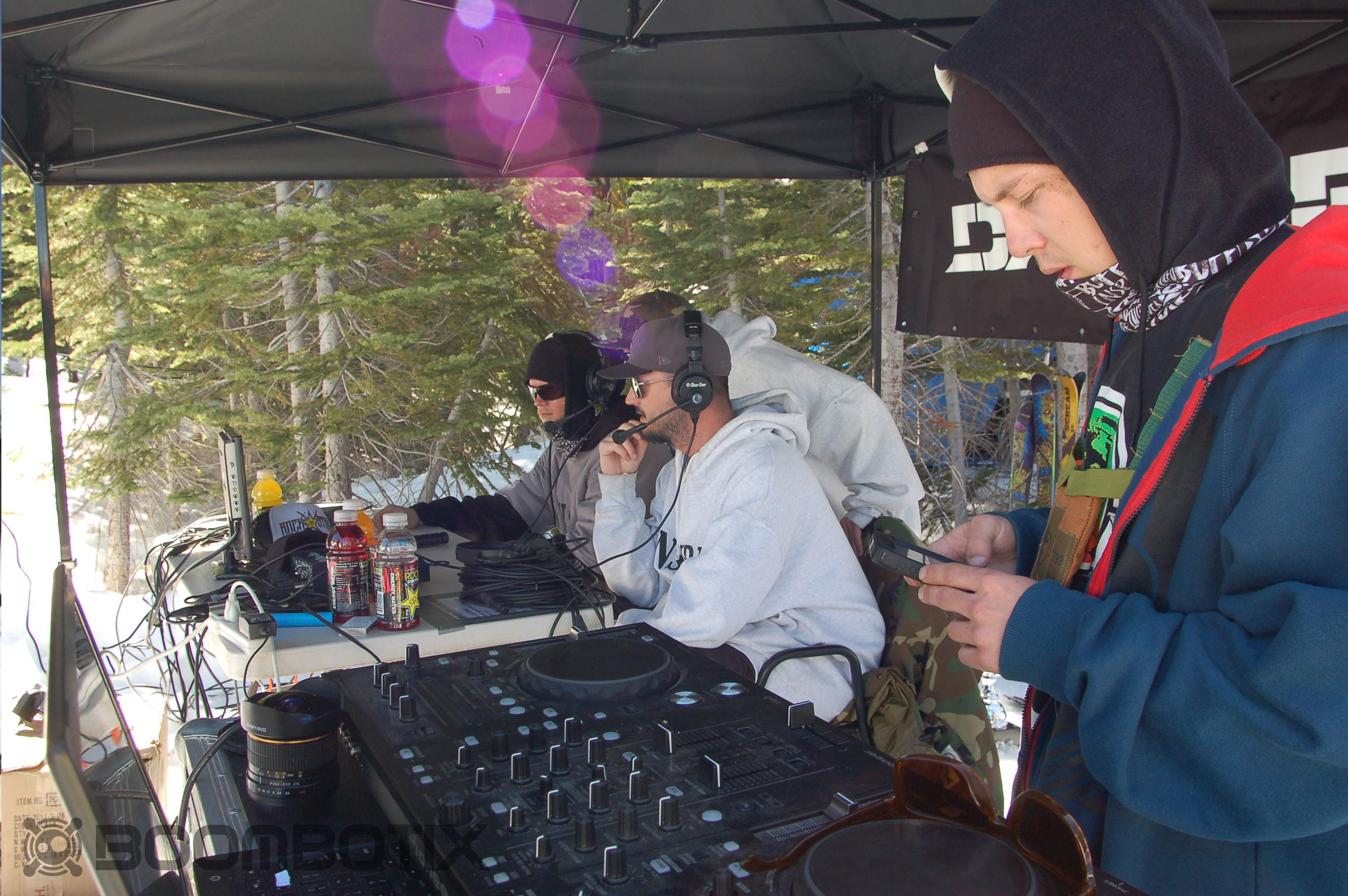 Putting on the show live