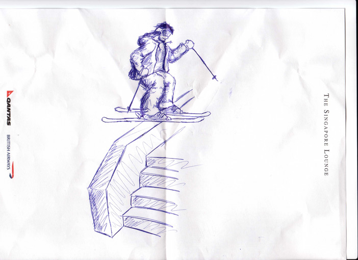 quick nice ledge sketch