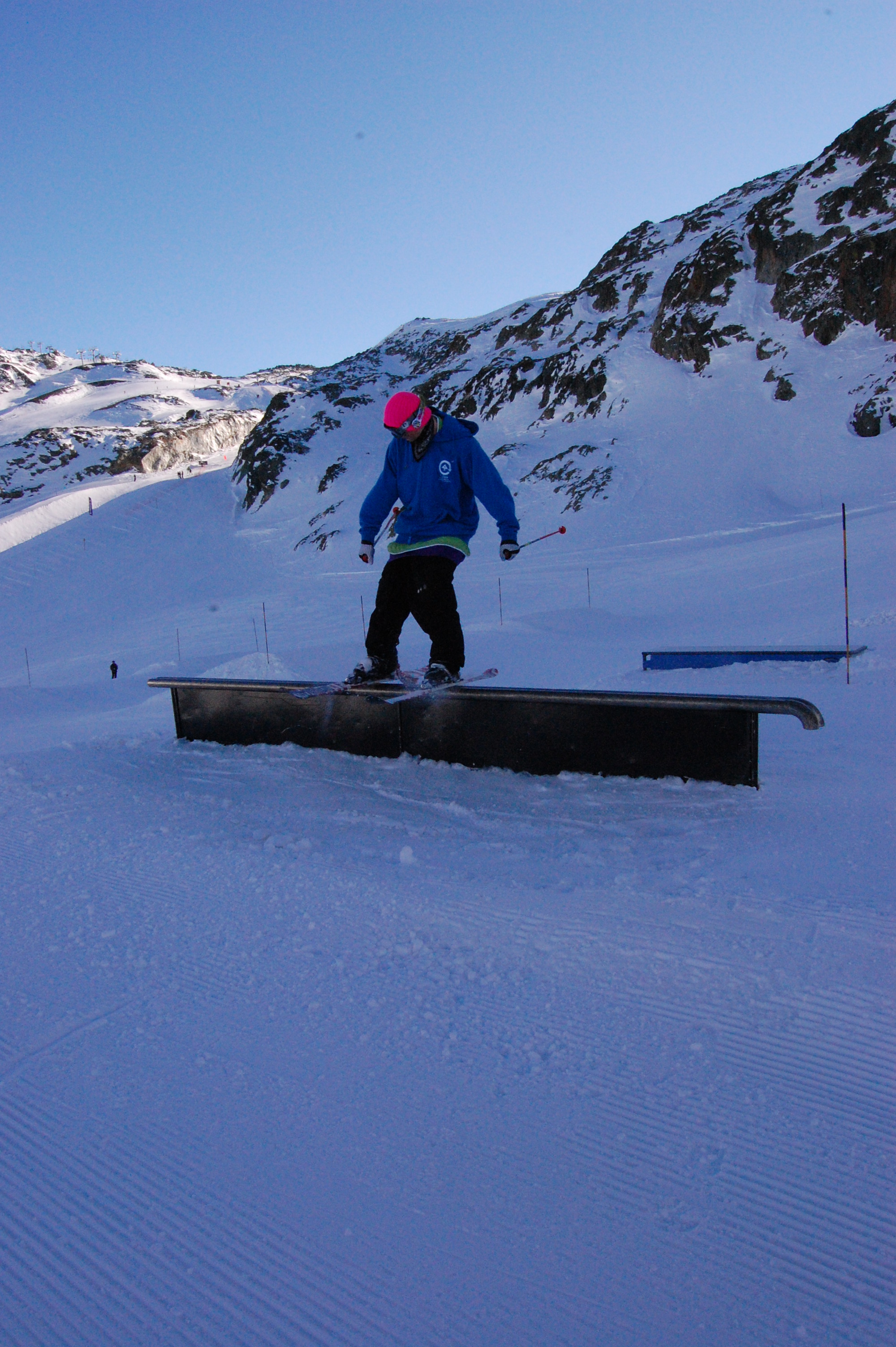 Rail in les deux alpes