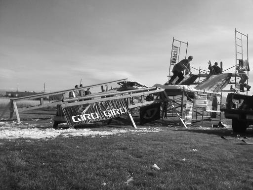 Rail Jam behind BSBS