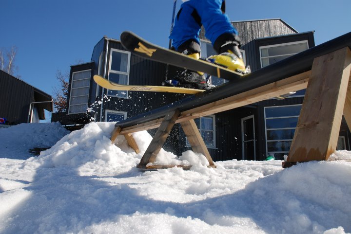 Rail-shoot in the easter