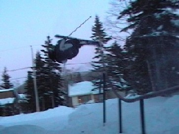   railing the shit out off that metal piece