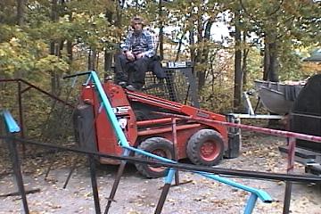 rails for our back yard jib park