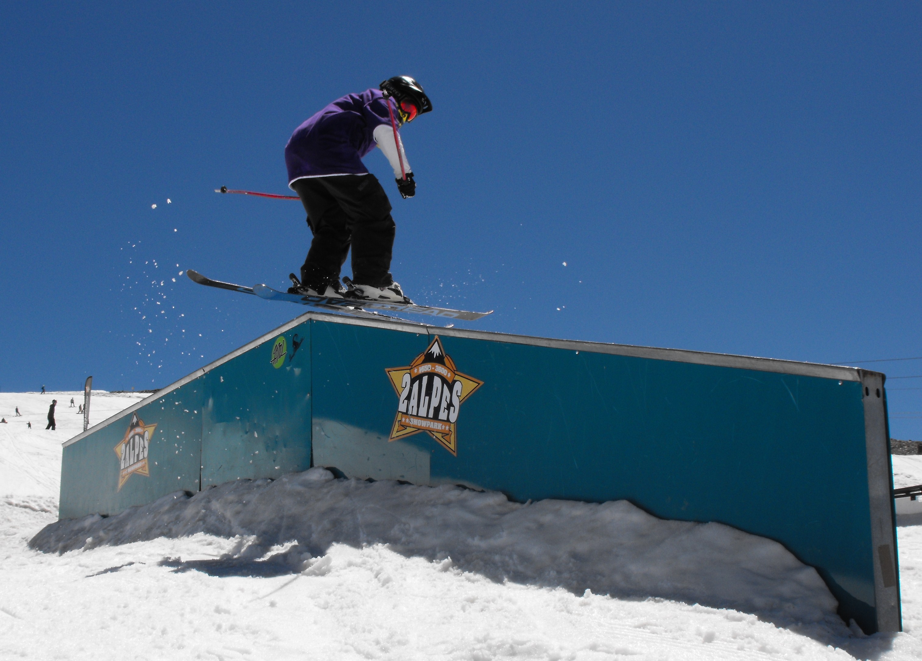 Railslidin in 2 Alpes