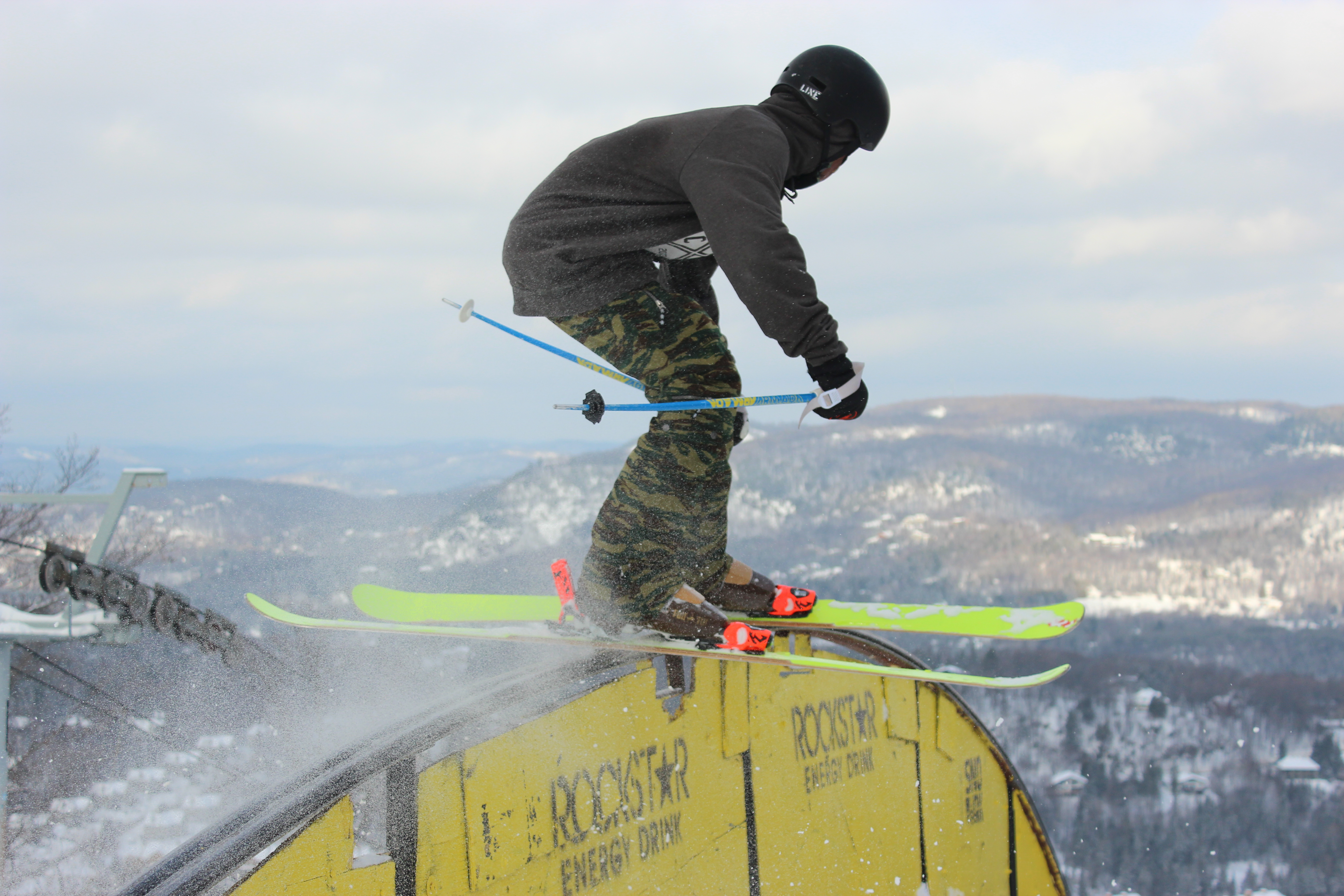 Rainbow on a grey day
