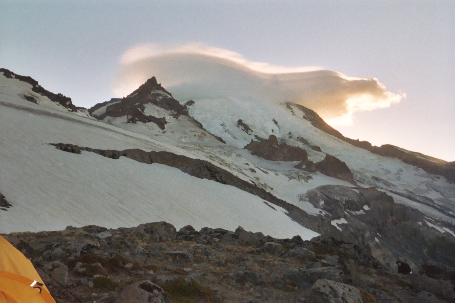 Rainier from our 1st camp