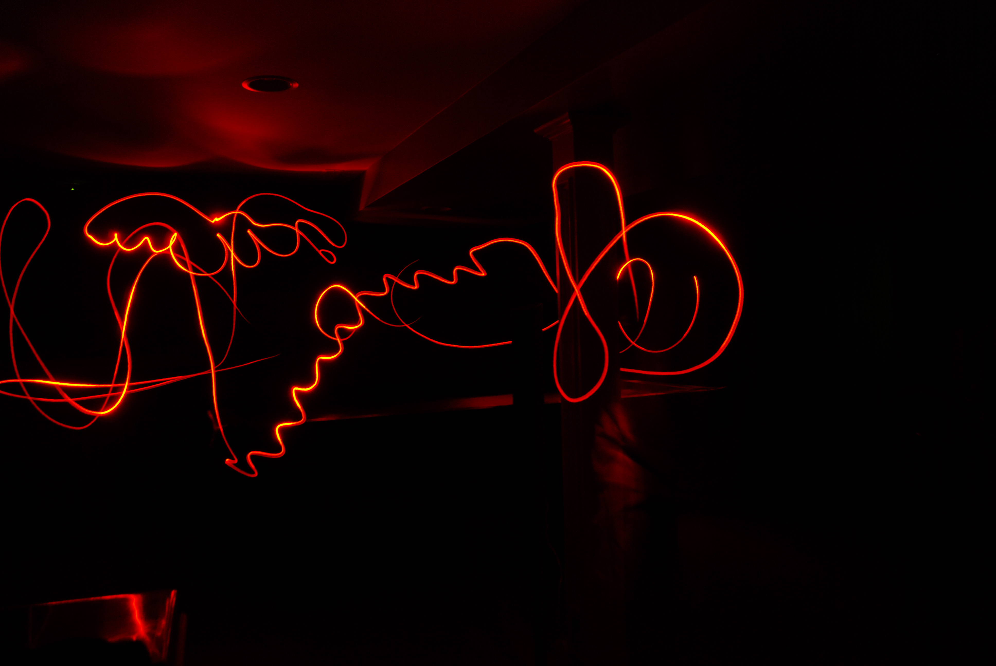 Random light drawing