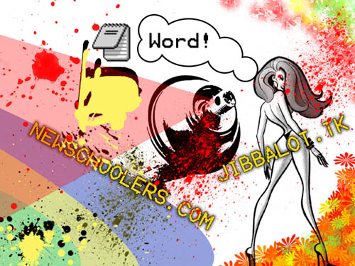 Random playing with brushes