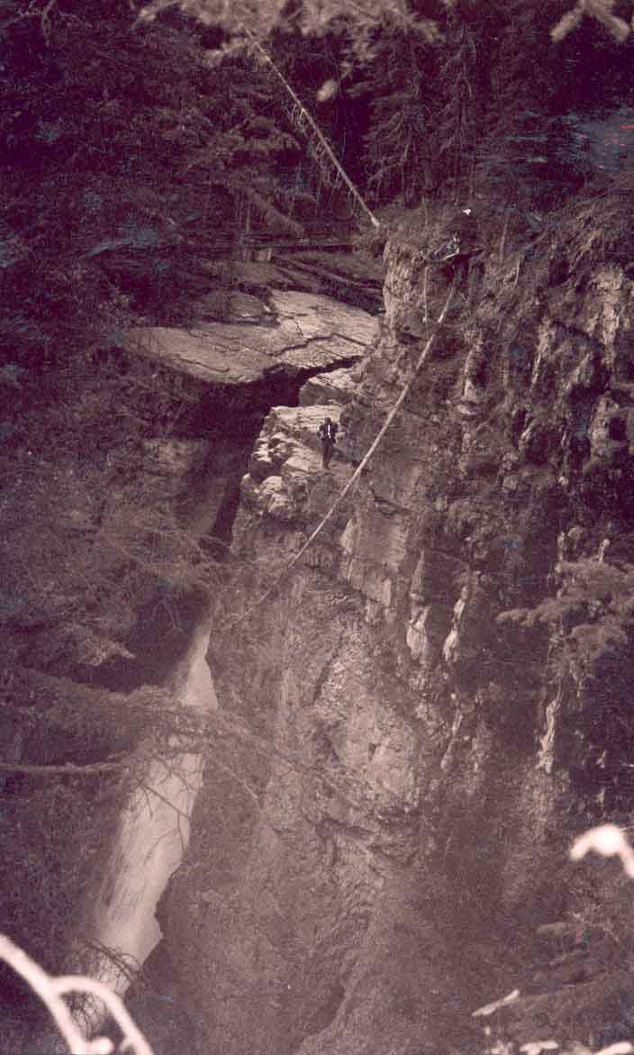 Rapelling A WaterFall