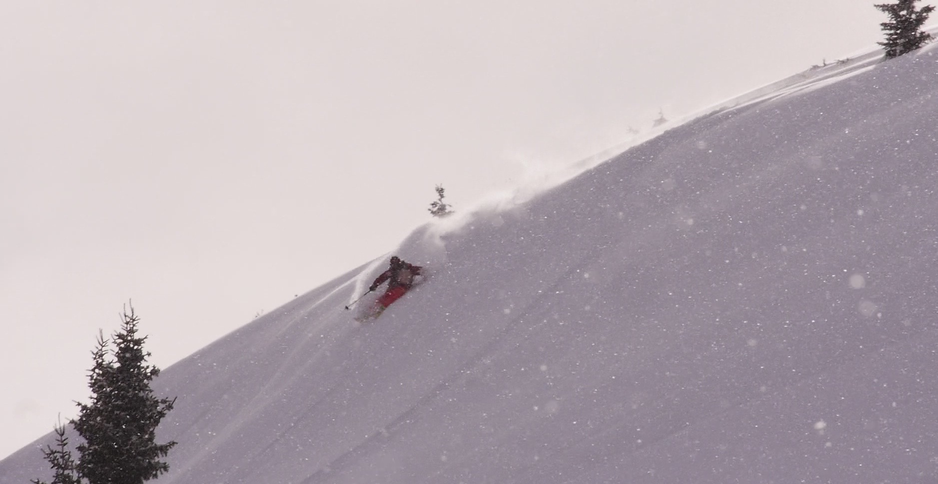Ras Back Country Skiing in Glowing Snow!!!