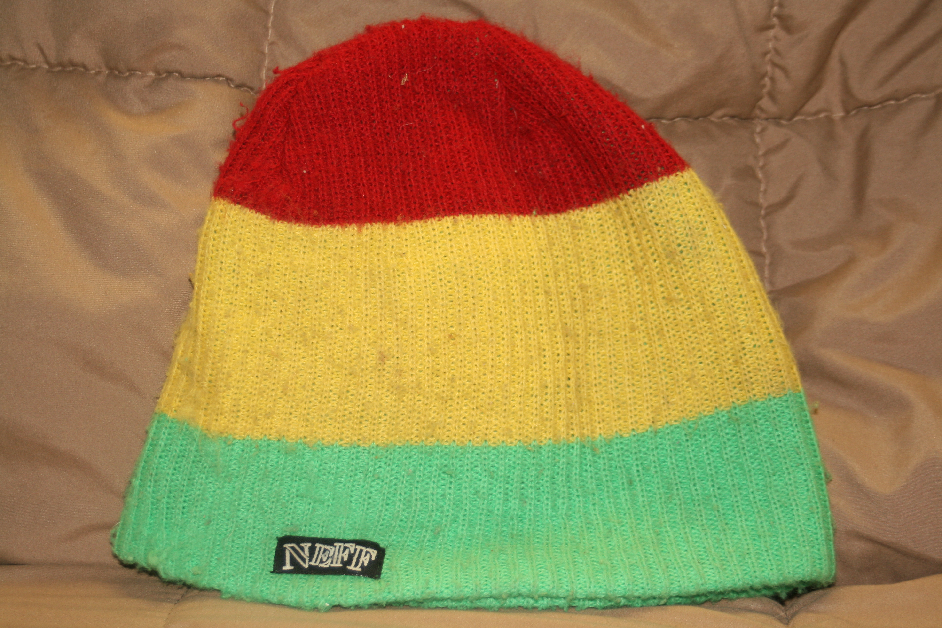 rasta neff beanie