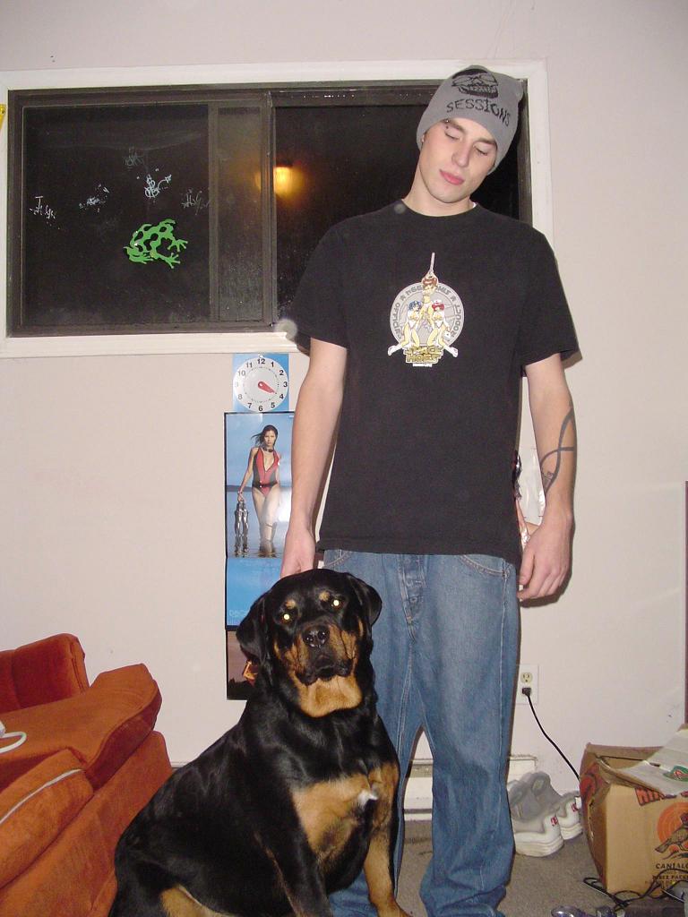 reg and Tazz.. the nicest rotty ever