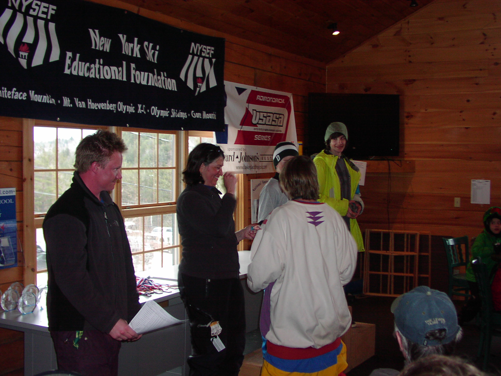 Regionals at whiteface. 1st place in Slope