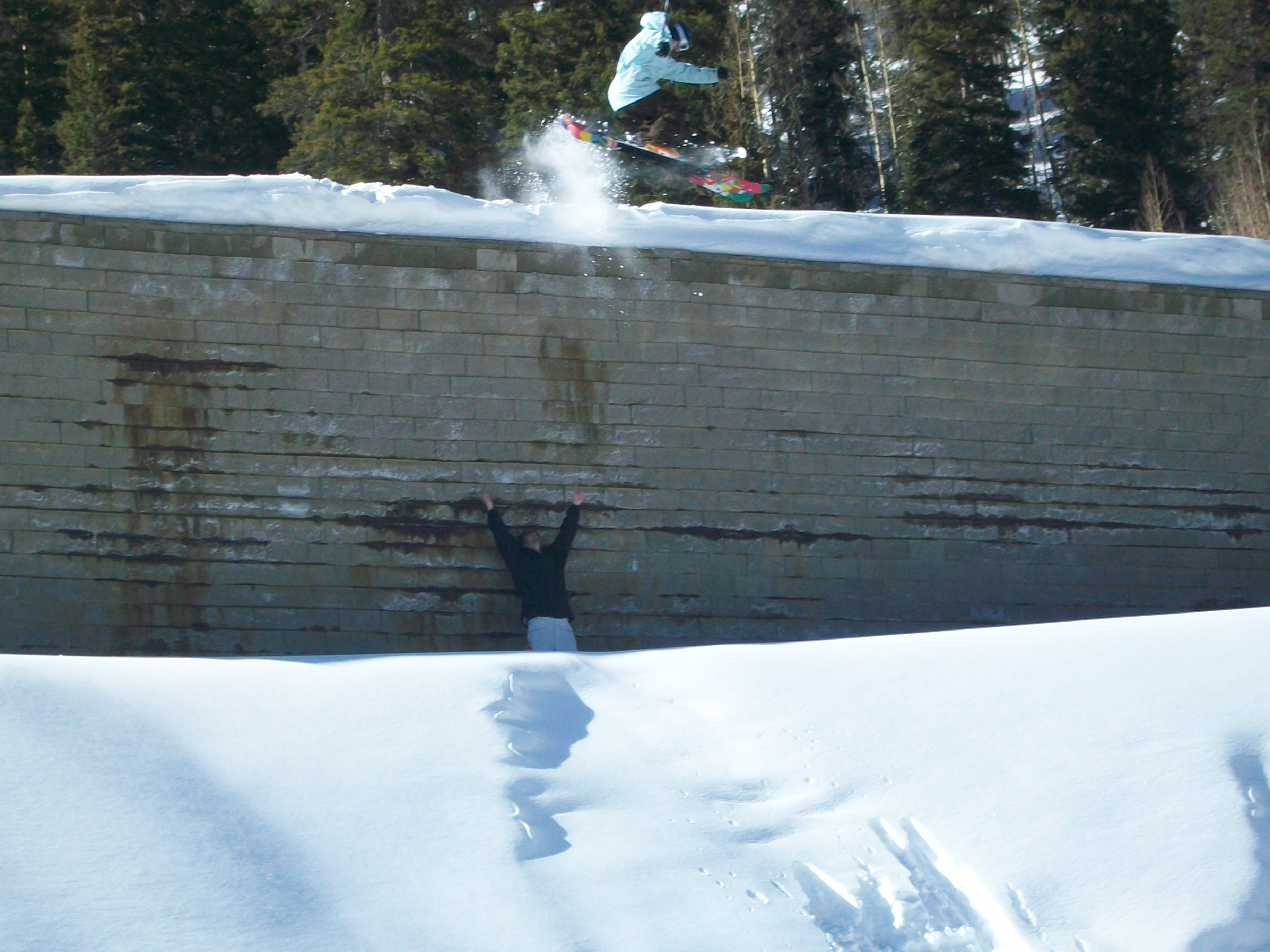 Retaining Wall 180 Drop