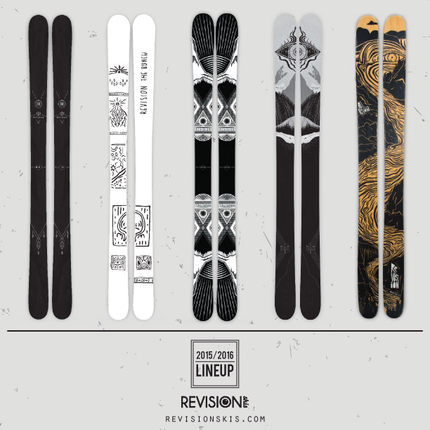 Revision Skis 15/16 LineUp