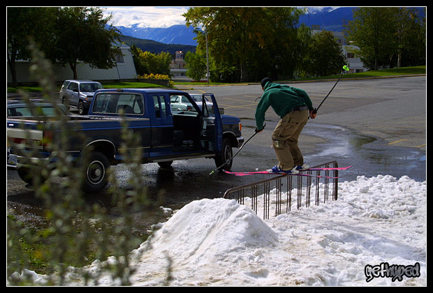 Rich likes to ride big brown rails