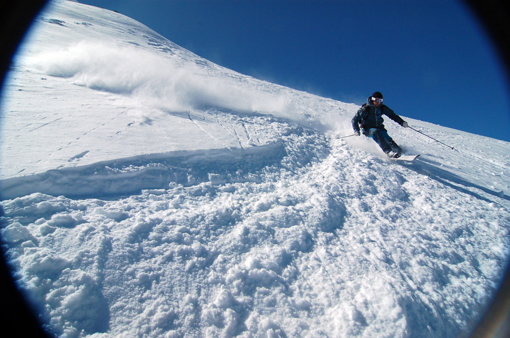 Riding Back Country at Canyons