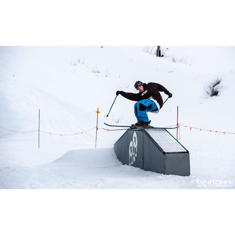 Riding boxes at Snoqualmie