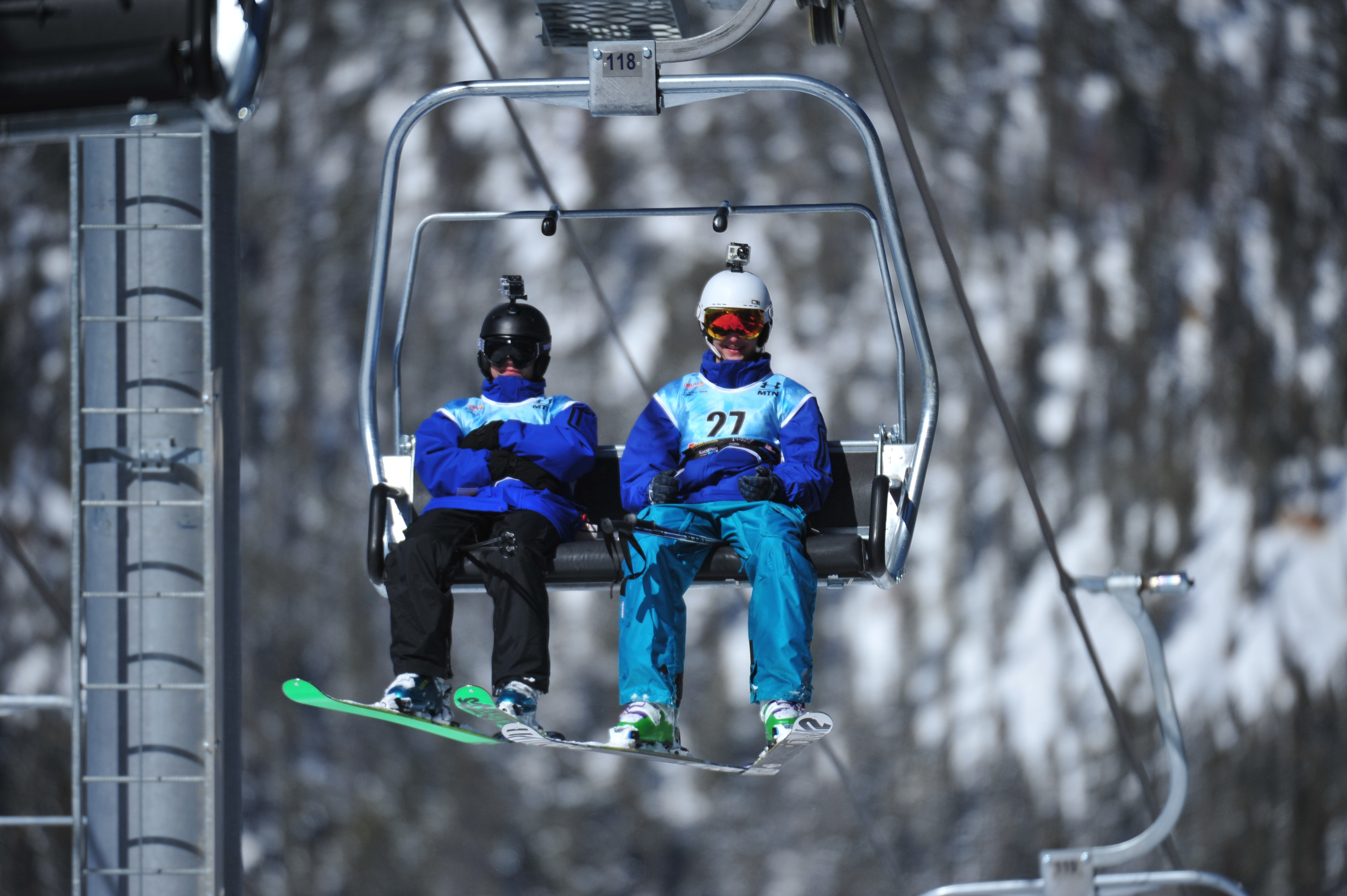 Riding up for slopestyle