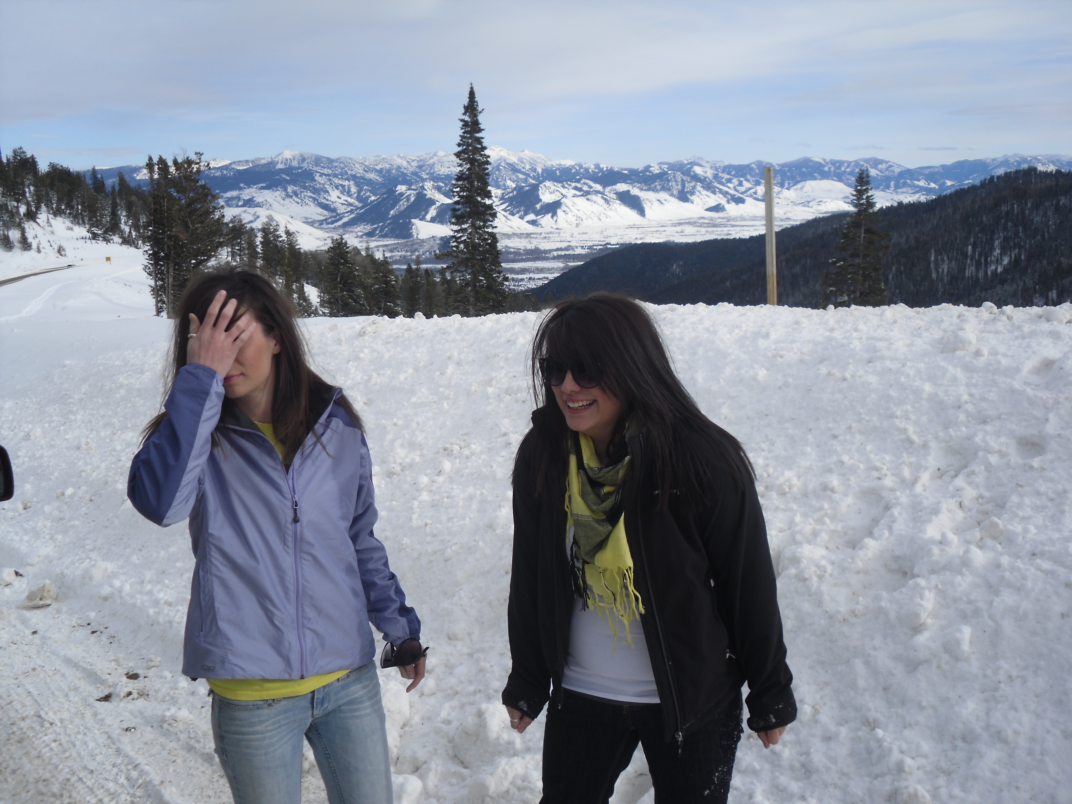 Right after a fun ski sesh in ghee